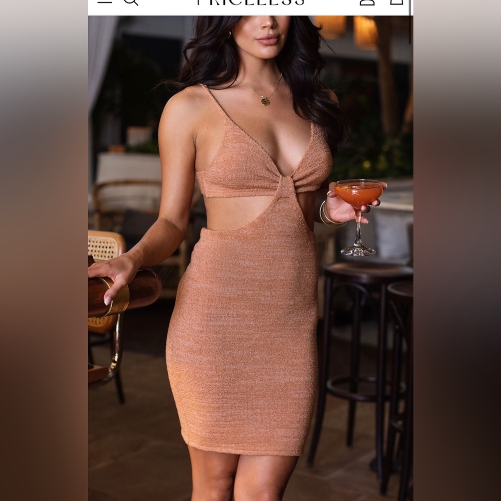 Priceless Dusty Coral summer dress